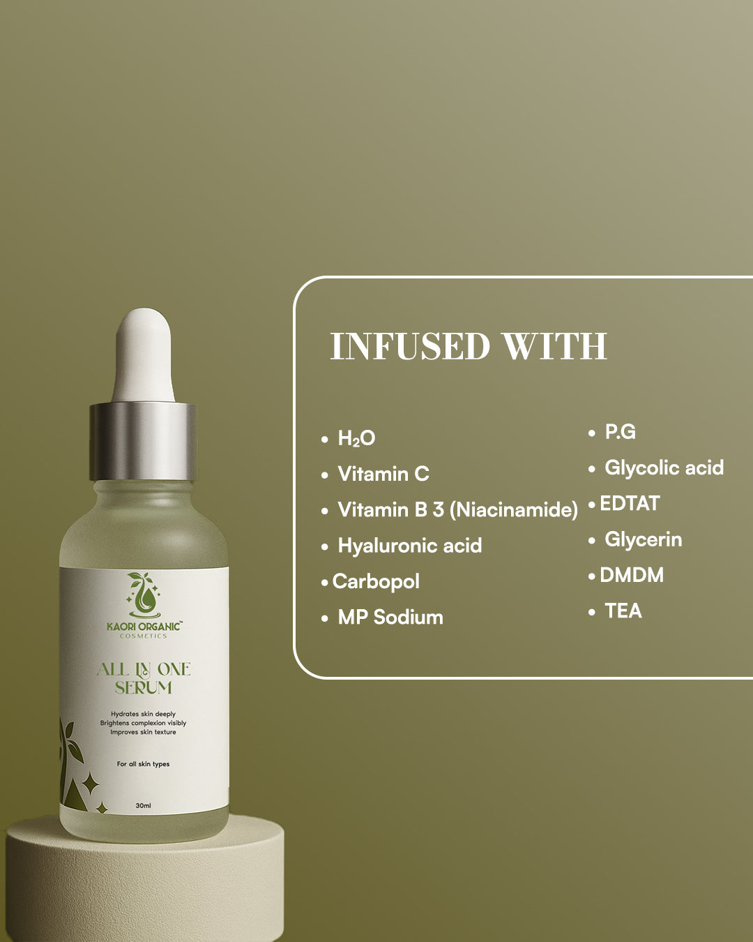 Kaori Organic All In One Serum